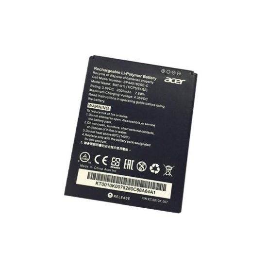 Oryginalny 2000mAh 7.6Wh Bateria Acer SP445162SE-C - Kliknij na obrazek aby go zamknąć