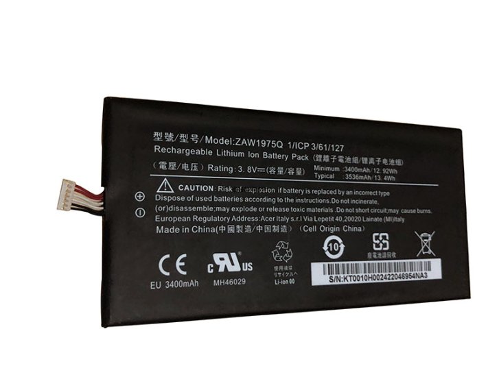 Oryginalny 3400mAh 12.92Wh Bateria Acer KT.0010H.002 KT0010H002 - Kliknij na obrazek aby go zamknąć