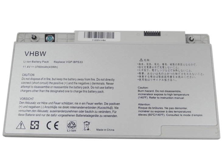 3760mAh Bateria Oryginalny do Sony Vaio SVT14115CXS SVT14117CXS - Kliknij na obrazek aby go zamknąć