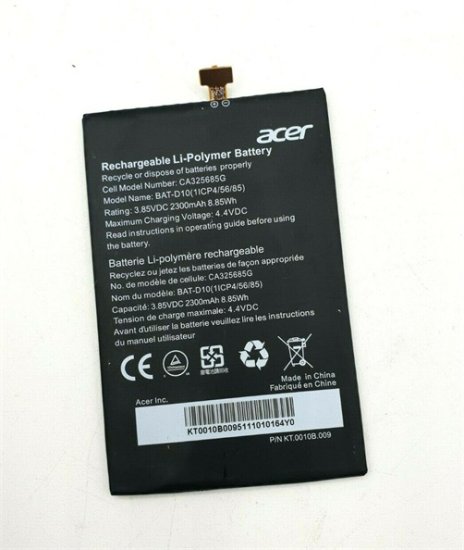 Oryginalny 2300mAh 8.85Wh Bateria Acer BAT-D10 CA325685G - Kliknij na obrazek aby go zamknąć