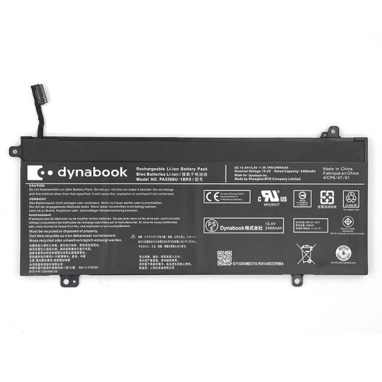 2480mAh 38.1Wh Bateria Toshiba Dynabook Satellite Pro L50-G-102 - Kliknij na obrazek aby go zamknąć