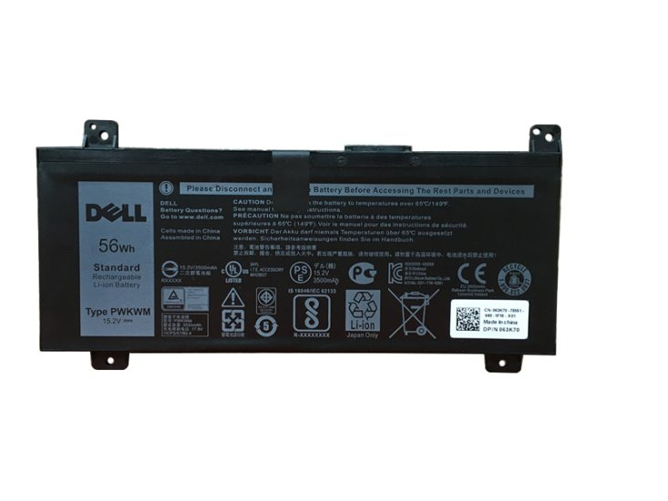 Oryginalny 56Wh Dell Inspiron 14 7467 Bateria - Kliknij na obrazek aby go zamknąć