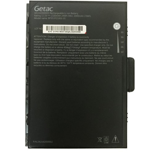 2100mAh 24Wh Bateria Getac BP3S1P2100-S