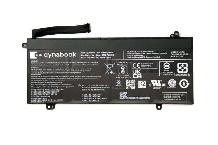 2480mAh 38.1Wh Bateria Toshiba Dynabook Satellite Pro L50-G-11G - Kliknij na obrazek aby go zamknąć