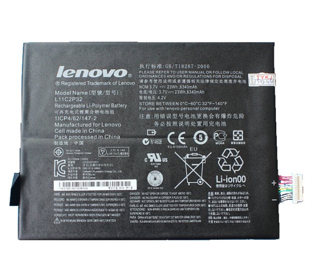 23Wh Bateria Oryginalny do Lenovo IdeaTab S6000 10.1 - Kliknij na obrazek aby go zamknąć