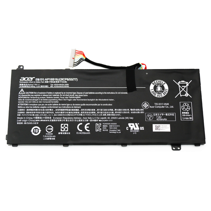 Oryginalny 4515mAh 34.31Wh Acer Aspire 3 A314-32-33 Bateria