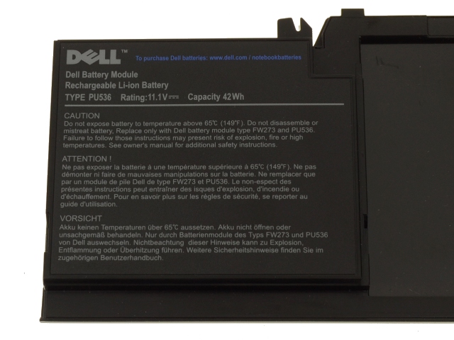 Oryginalny 42Wh Bateria Dell Latitude XT Tablet