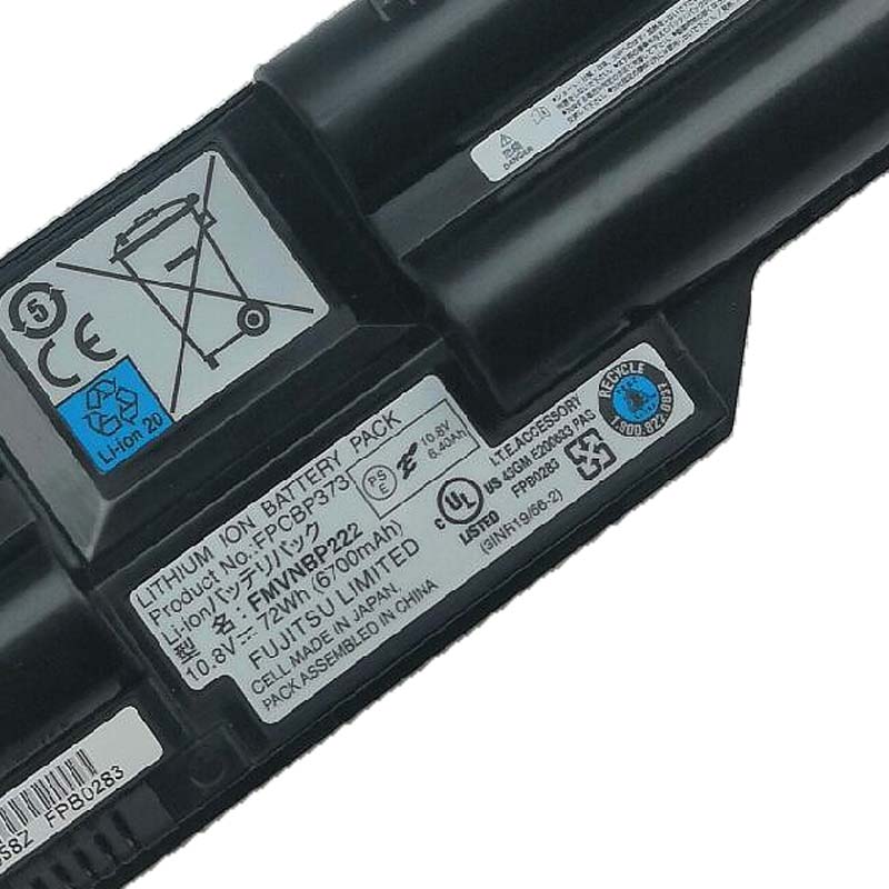 6700mAh 72Wh Fujitsu FPB083 Bateria