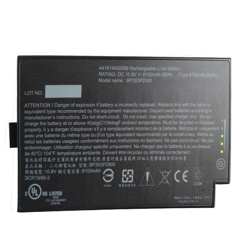 8100mAh 88Wh Bateria Getac B300X B300