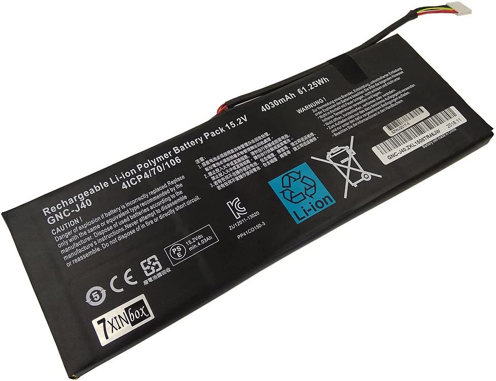 4030mAh 61.25Wh Bateria Gigabyte 961TA013F