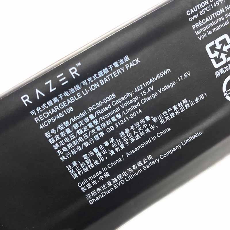 Oryginalny 4221mAh 65Wh Bateria Razer RZ09-0410BE22-R3U1