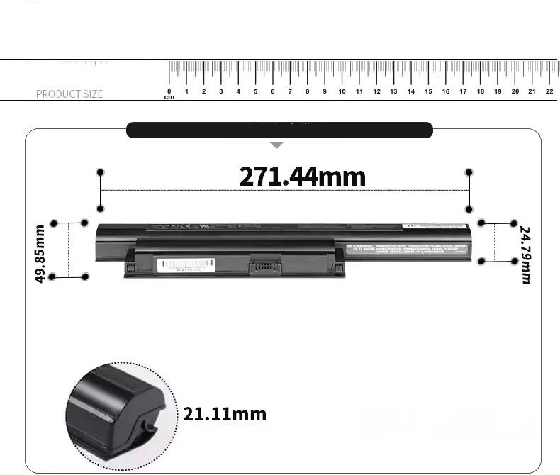 4400mAh 48Wh Bateria Sony Vaio PCG-7131m