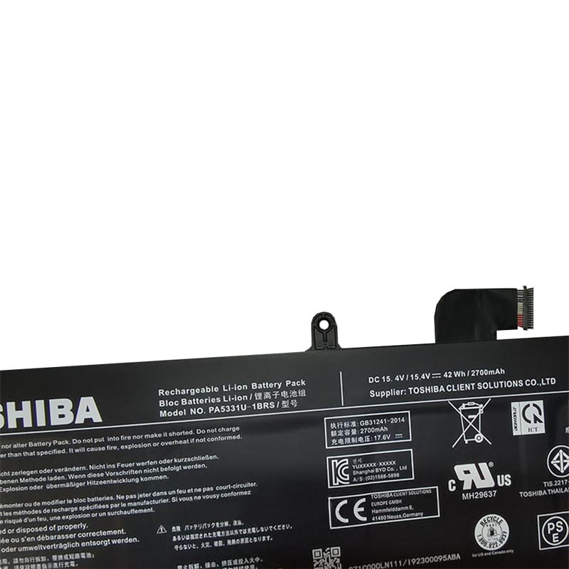 Oryginalny 2700mAh 42Wh Bateria Toshiba Dynabook Tecra A30-G-118